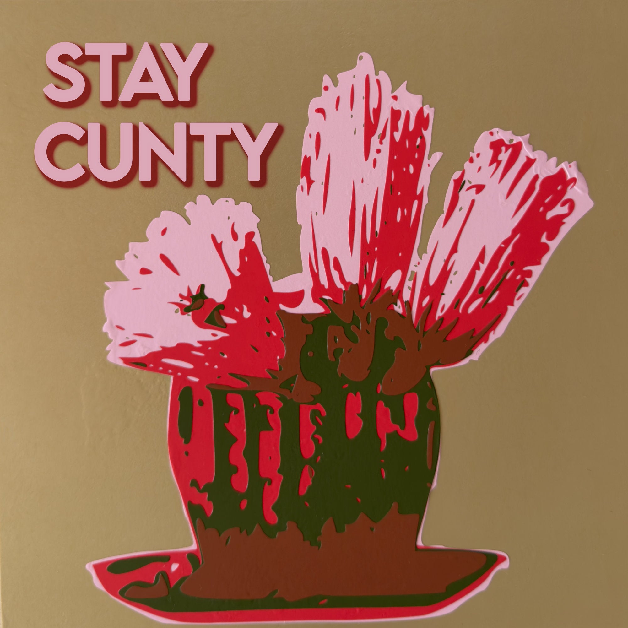 Stay Cunty | Sassy Cactus Giclée Art Print