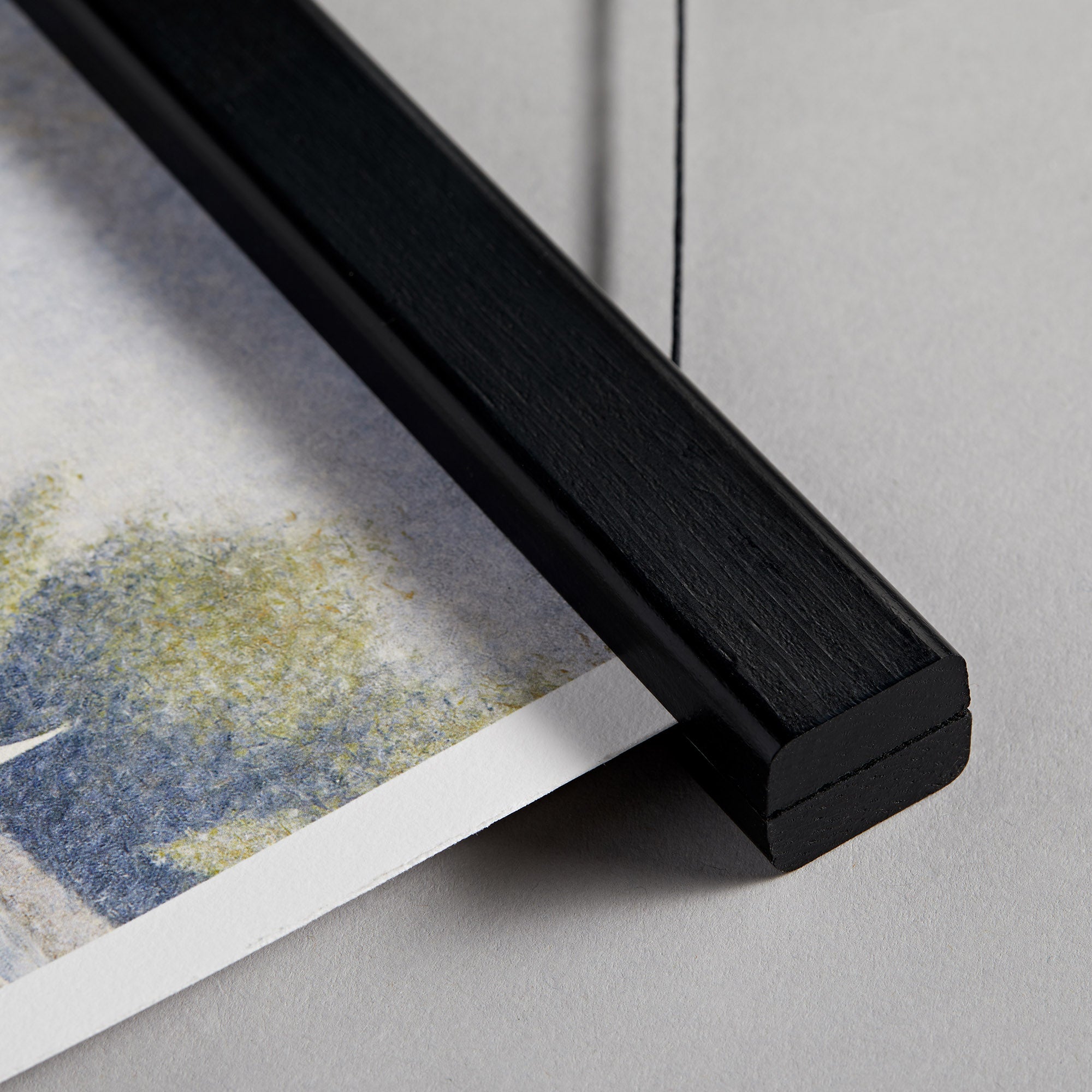 Black Wood Poster Hanger | Display It. Swap It. Make It Yours