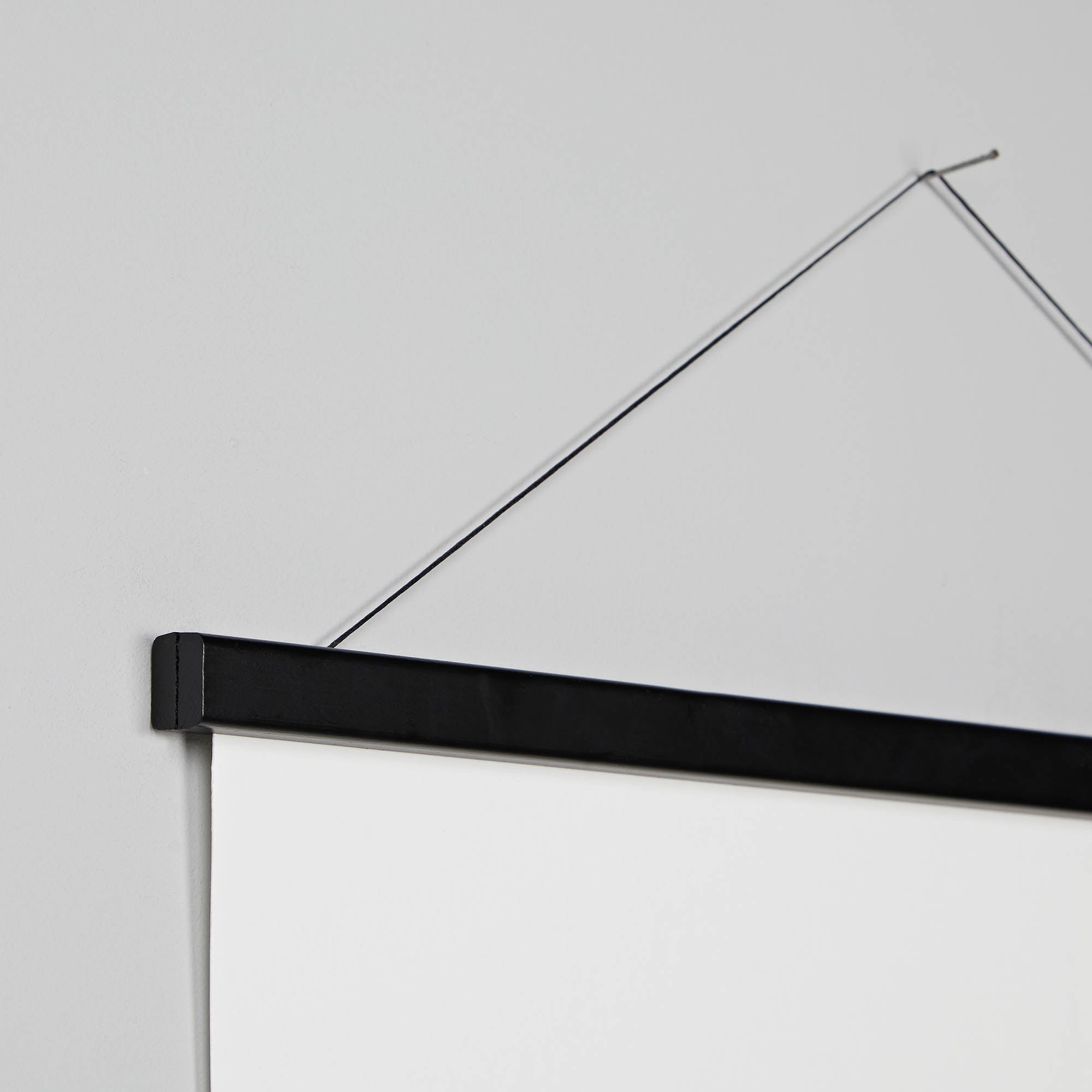 Black Wood Poster Hanger | Display It. Swap It. Make It Yours