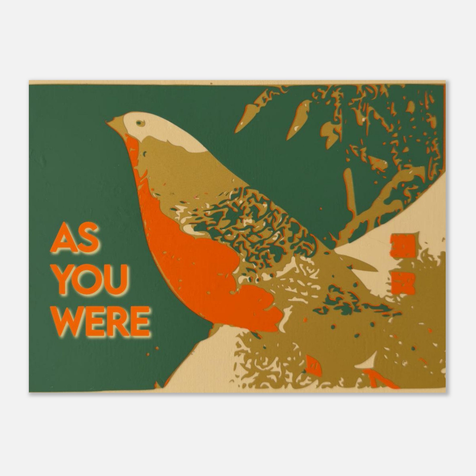As You Were | Art Nouveau Bird Giclée Print