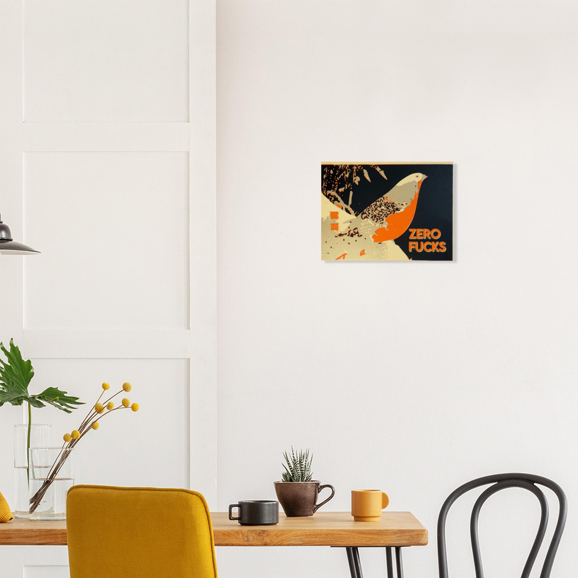 Zero Fucks | Art Nouveau Art Giclée Print