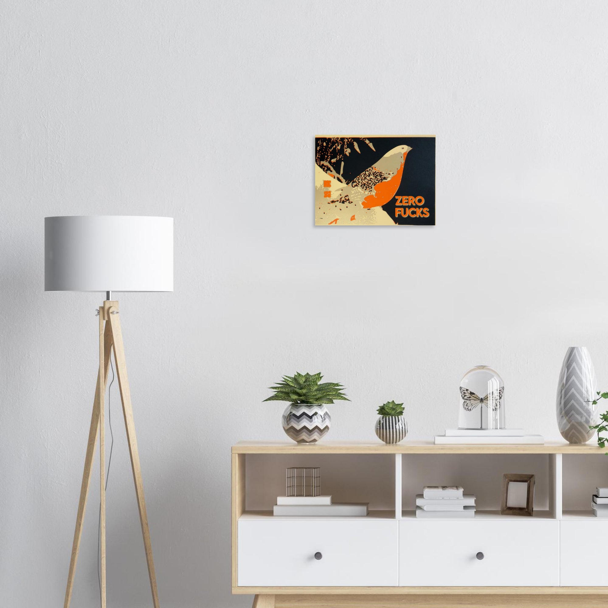 Zero Fucks | Art Nouveau Art Giclée Print