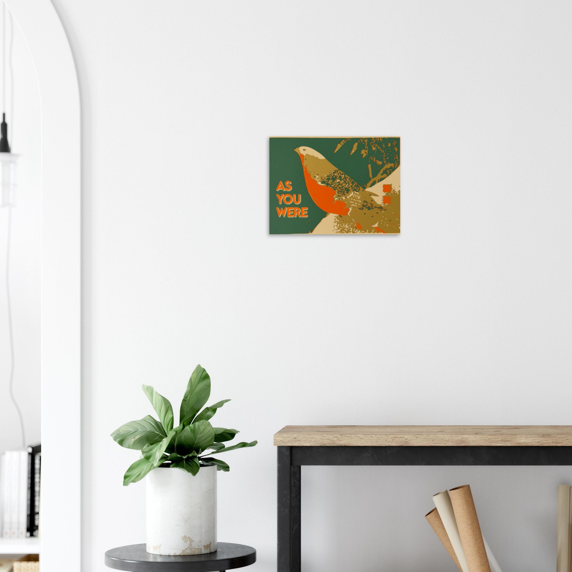 As You Were | Art Nouveau Bird Giclée Print