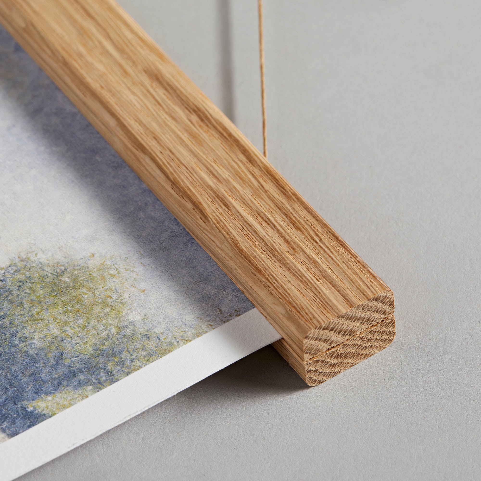 Natural Oak Wood Poster Hanger | Display It. Swap It. Make It Yours