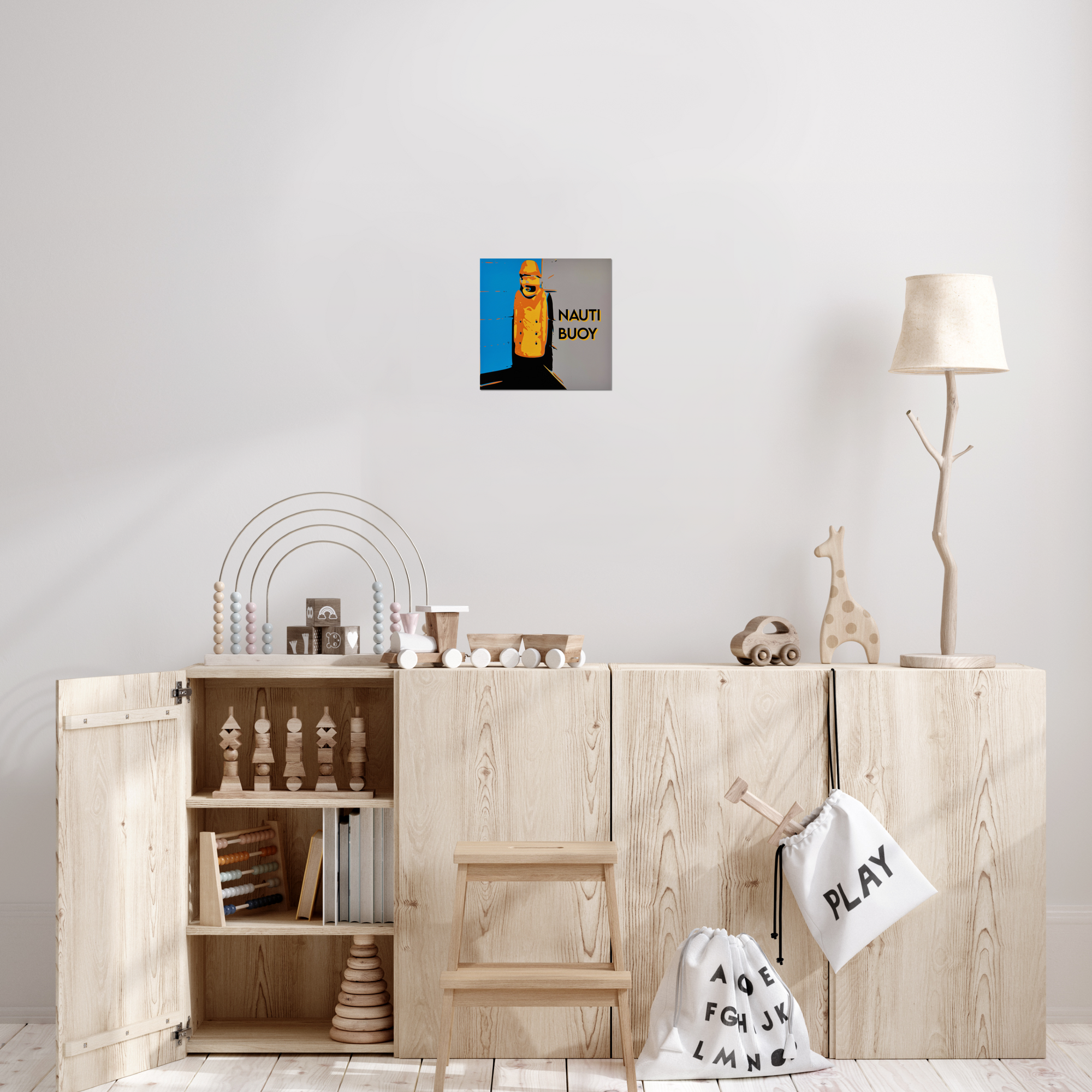 Nauti Buoy-bold-fisherman-art-kids-room