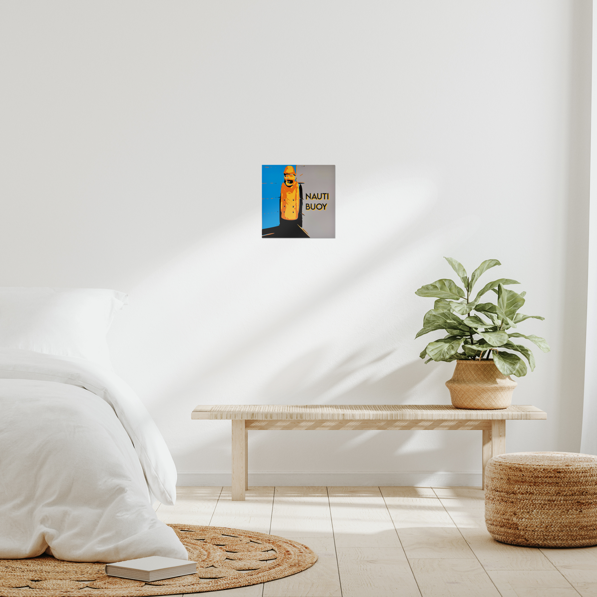 Nauti Buoy-bold-fisherman-art-in-bedroom
