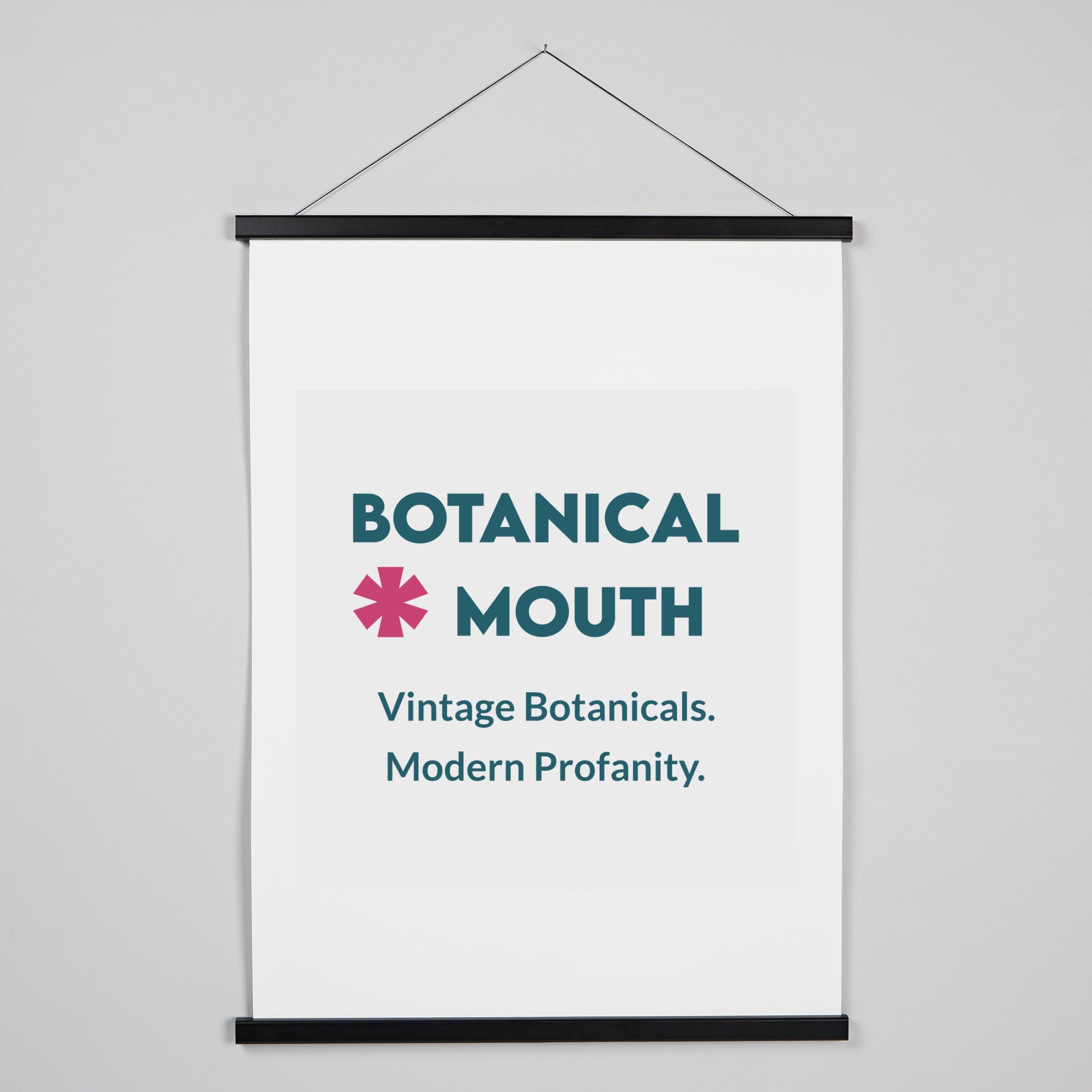 Black Wood Poster Hanger | Display It. Swap It. Make It Yours