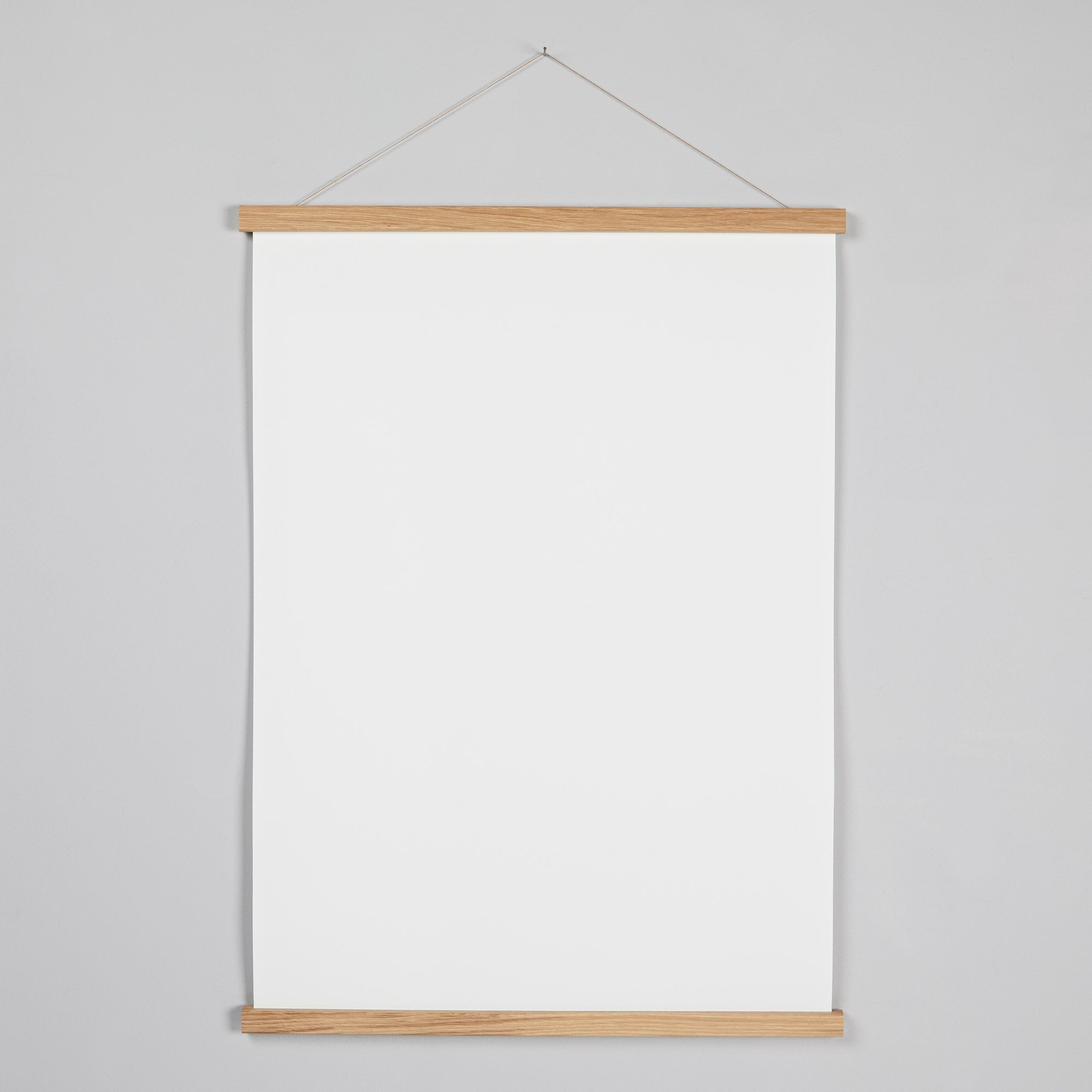 Natural Oak Wood Poster Hanger | Display It. Swap It. Make It Yours