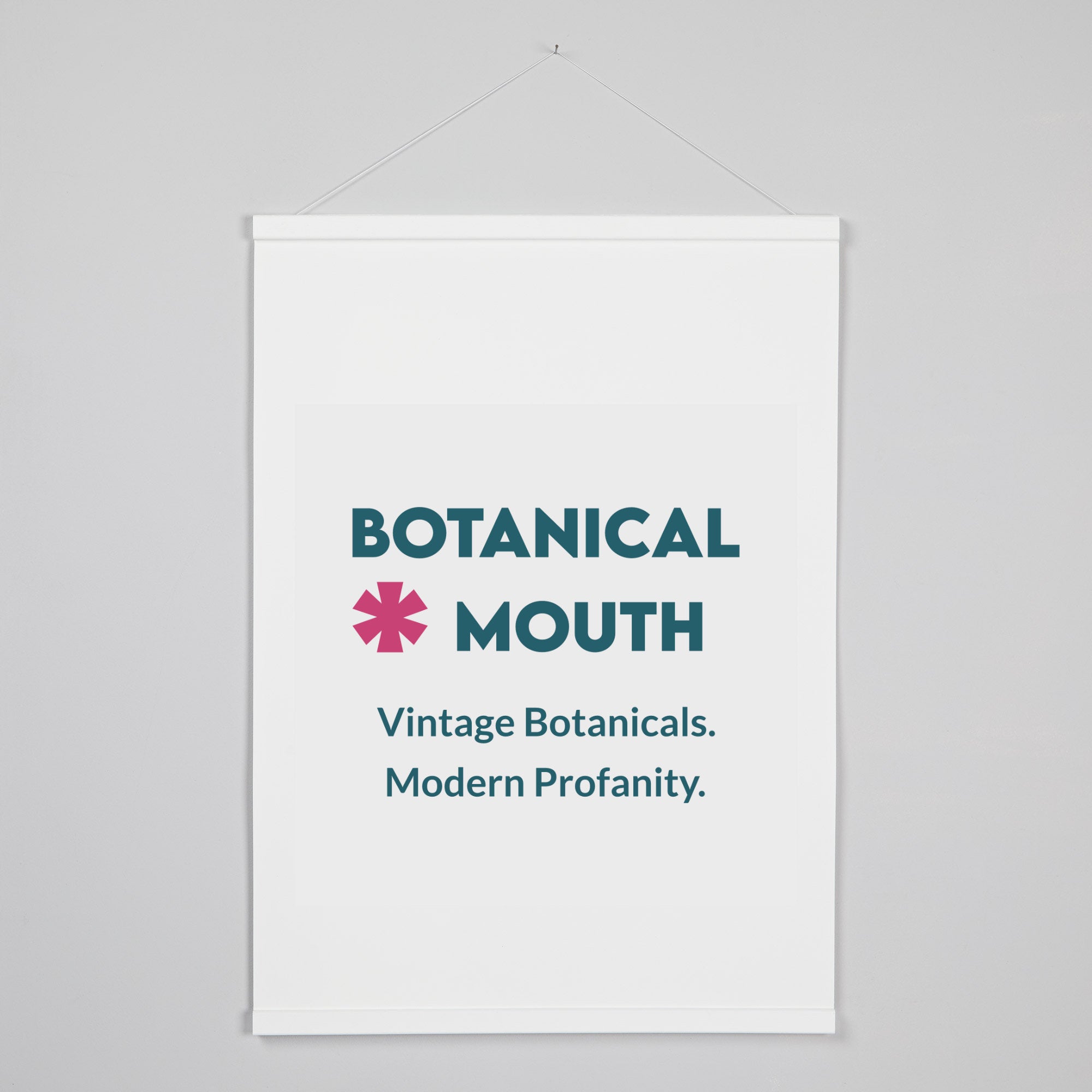 White Wood Poster Hanger | Display It. Swap It. Make It Yours