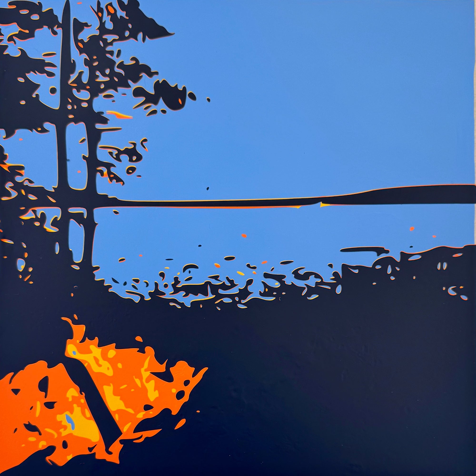Still Burning | Bear Island Campfire, Lake Winnipesaukee