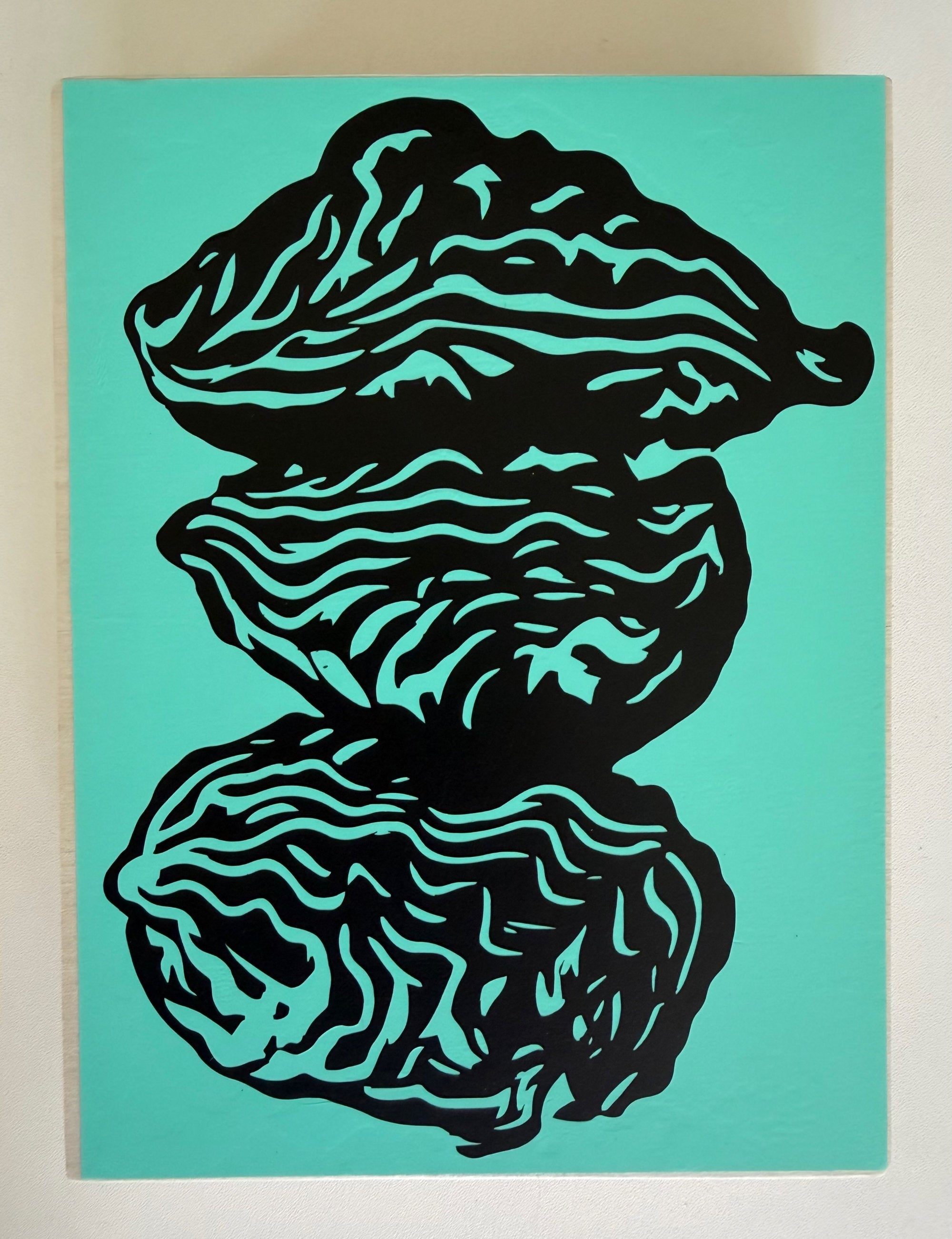 Shuck It | Original Oyster Art on Cradled Birch Panel