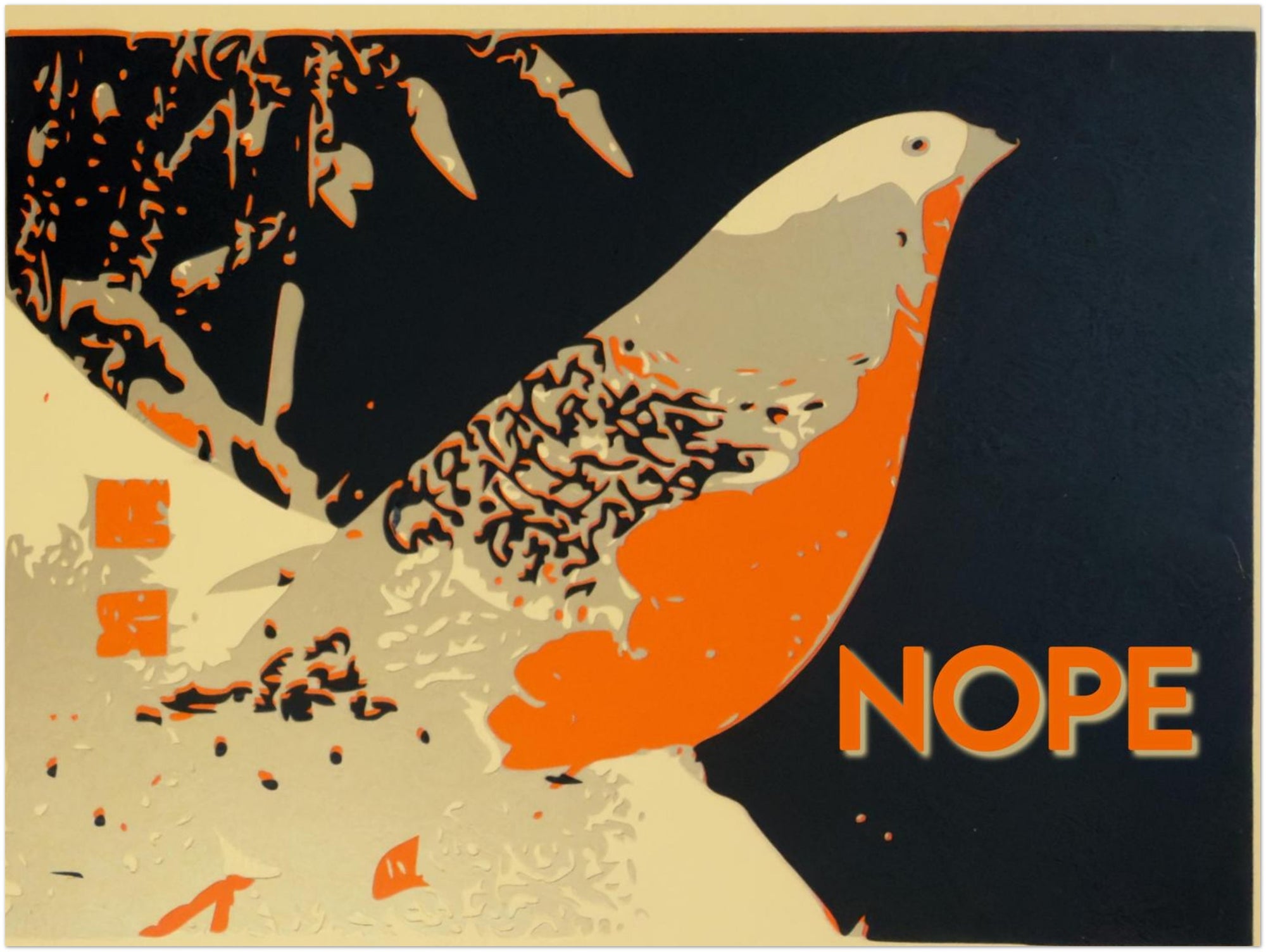 Nope | Art Nouveau Art Giclée Print