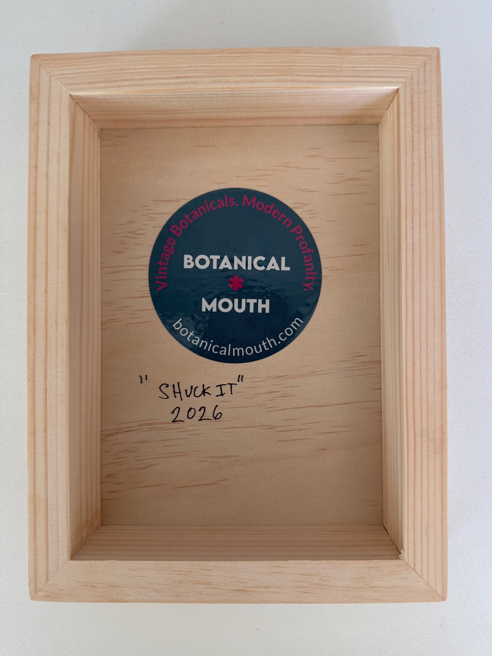 Shuck It | Original Oyster Art on Cradled Birch Panel