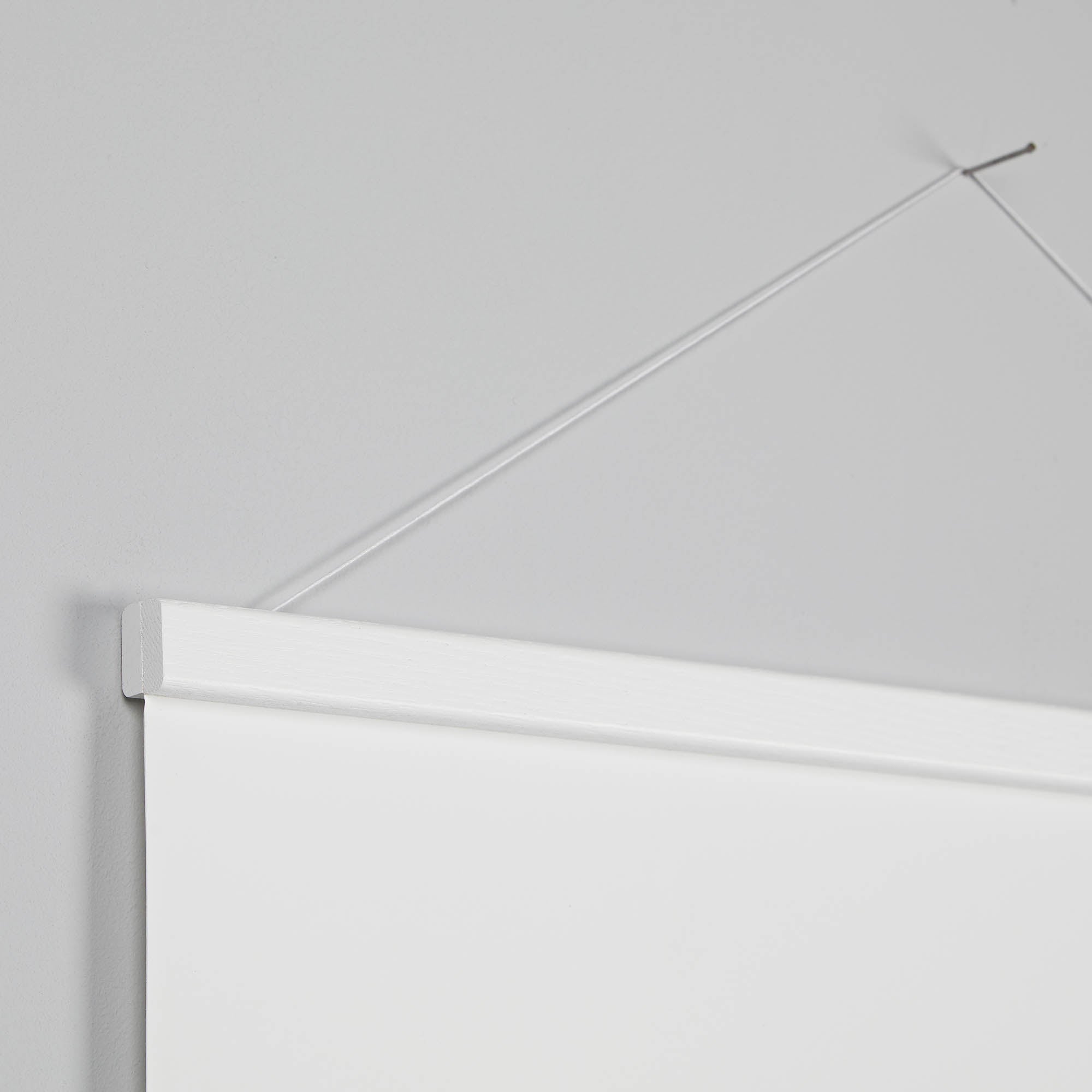 White Wood Poster Hanger | Display It. Swap It. Make It Yours