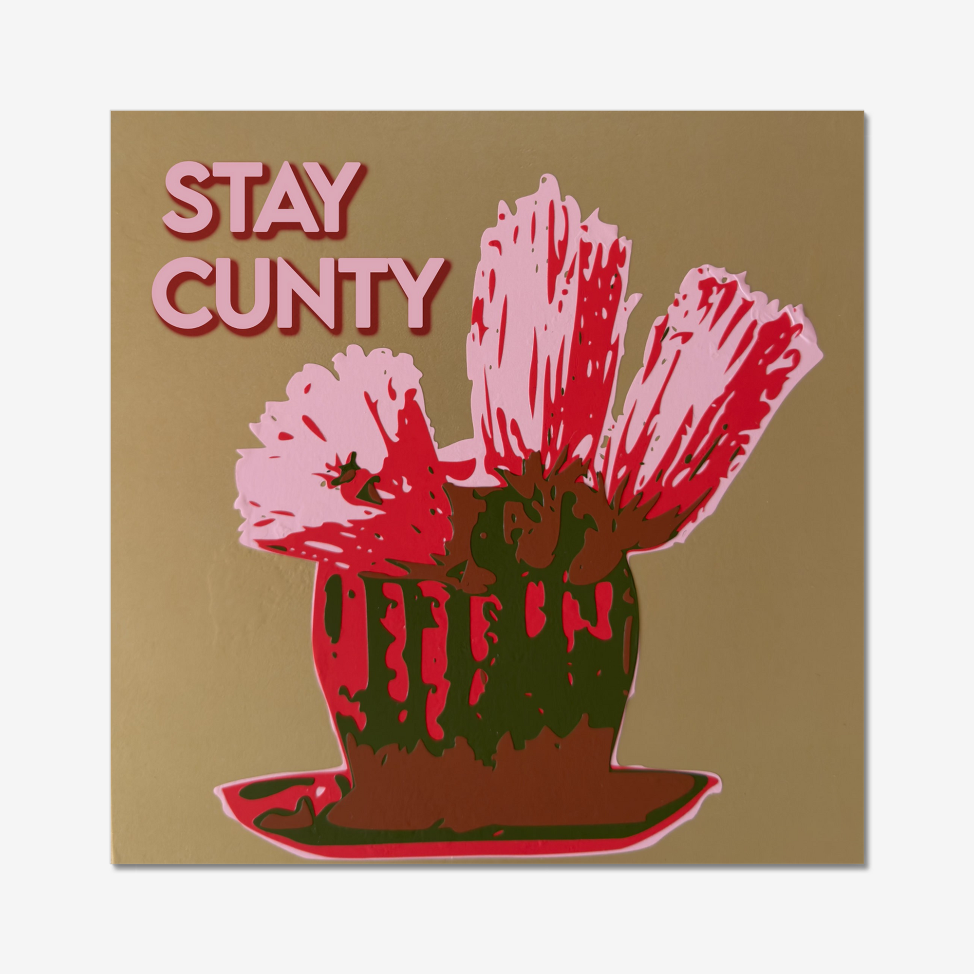 Stay Cunty | Sassy Cactus Giclée Art Print