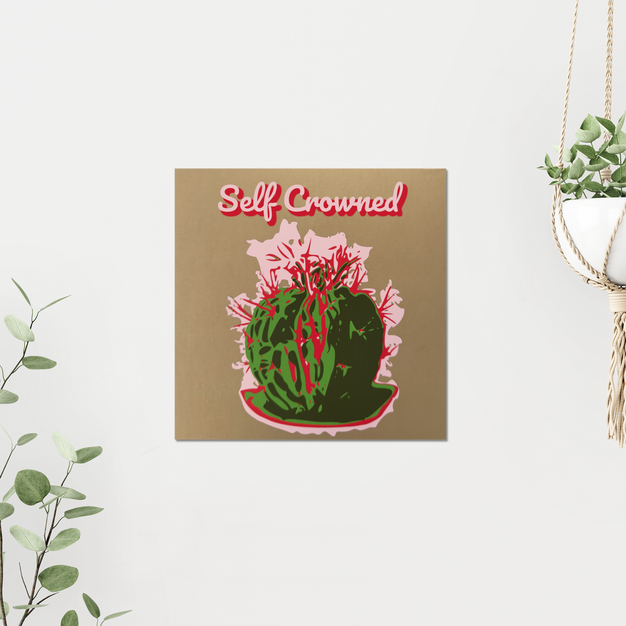 Self Crowned | Cactus Crown Giclée Art Print