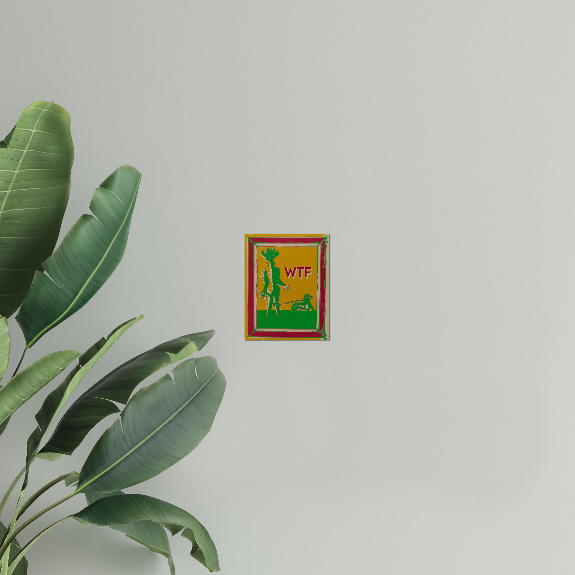 WTF | Mandrake with Dog Giclée Witty Art Print