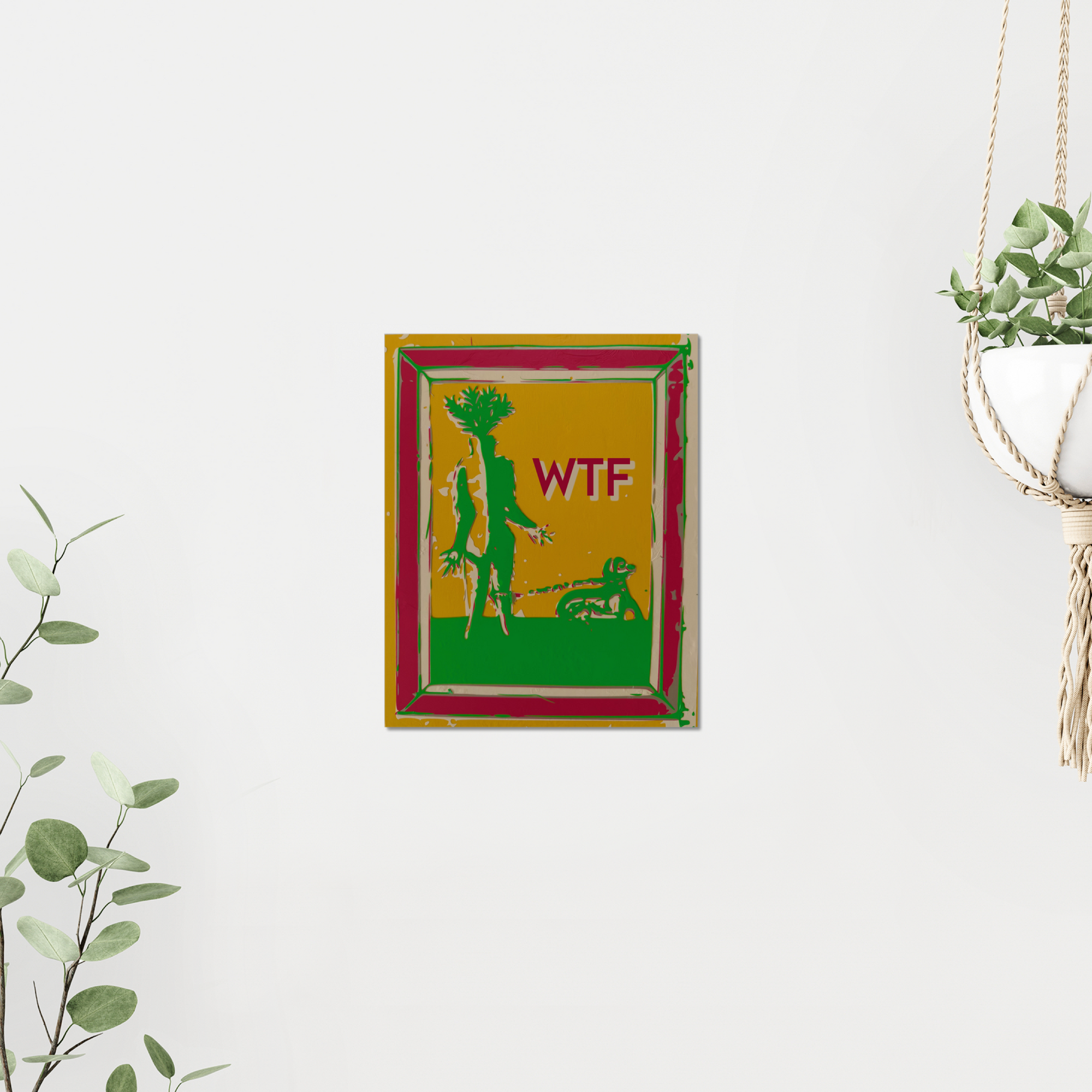 WTF | Mandrake with Dog Giclée Witty Art Print