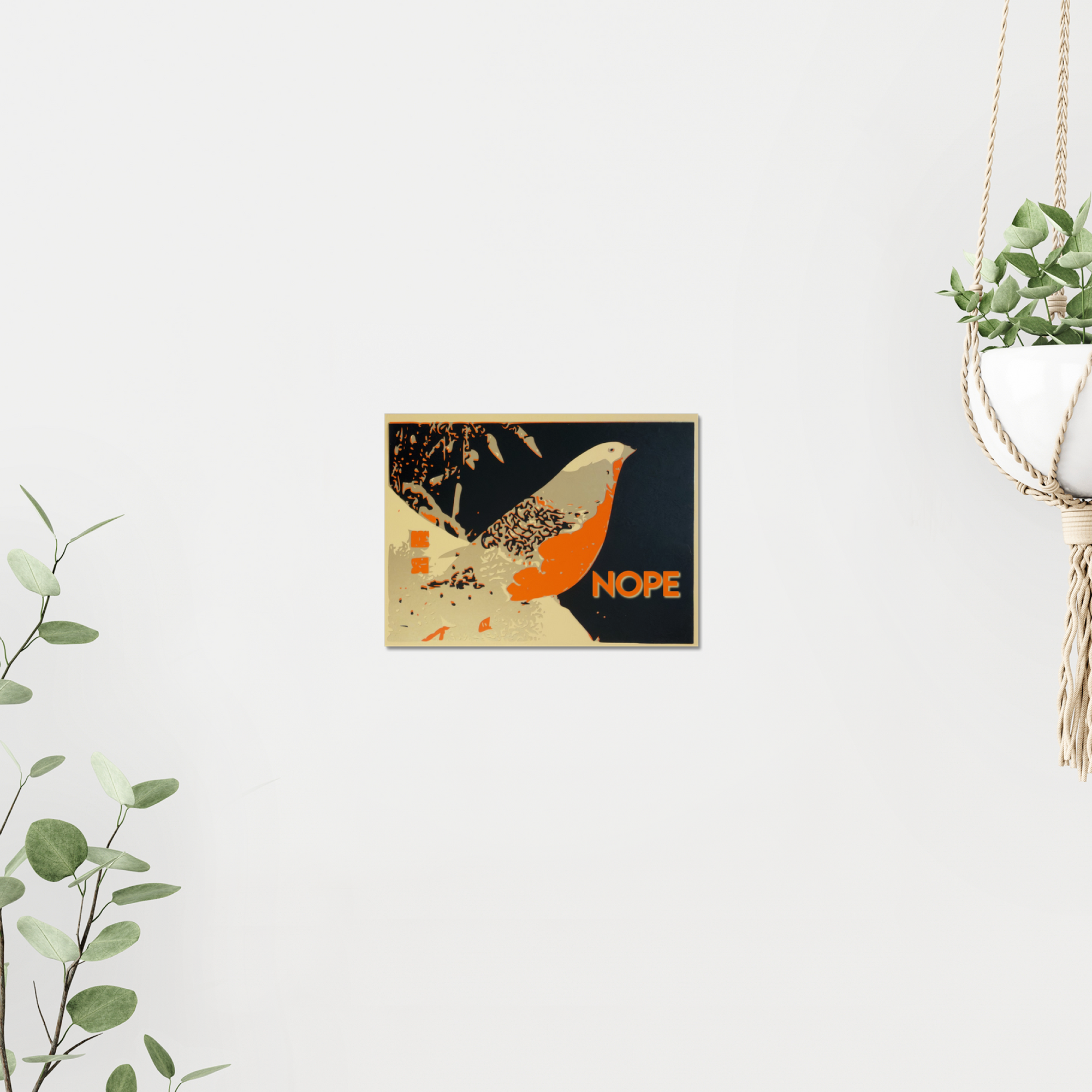 Nope | Art Nouveau Art Giclée Print