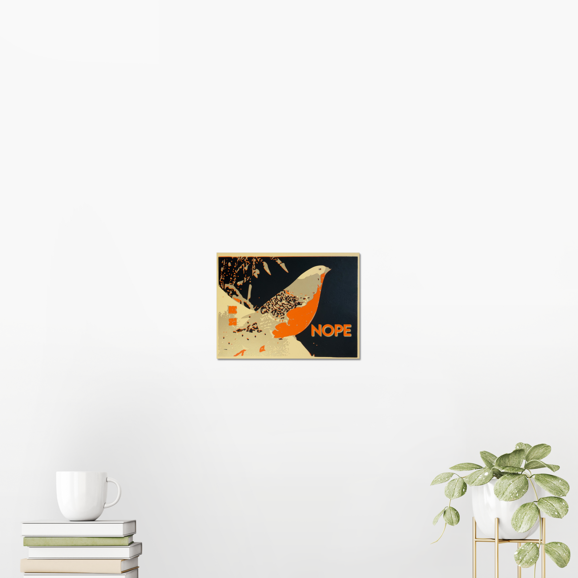Nope | Art Nouveau Art Giclée Print